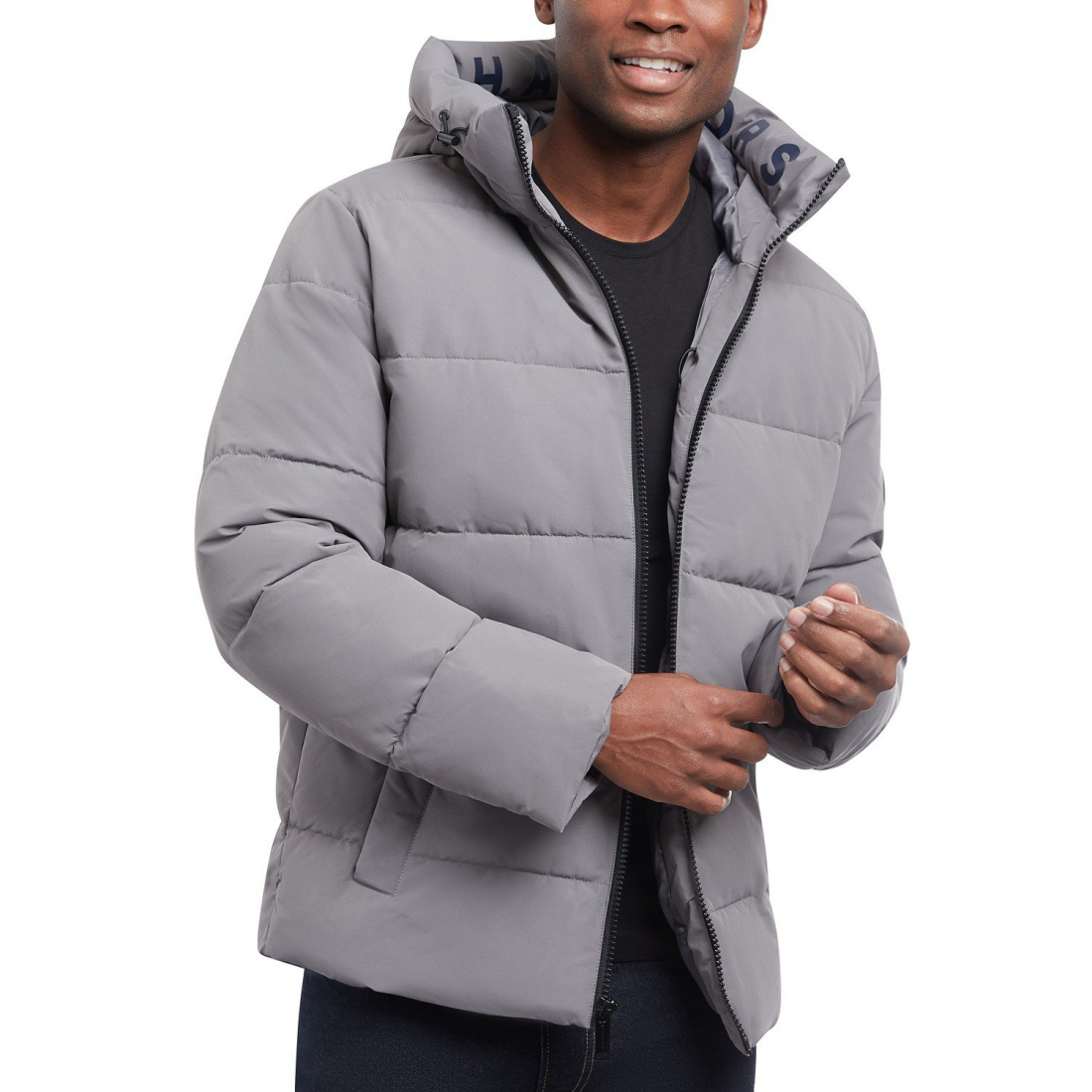 Men's 'Quilted Hooded' Puffer Jacket