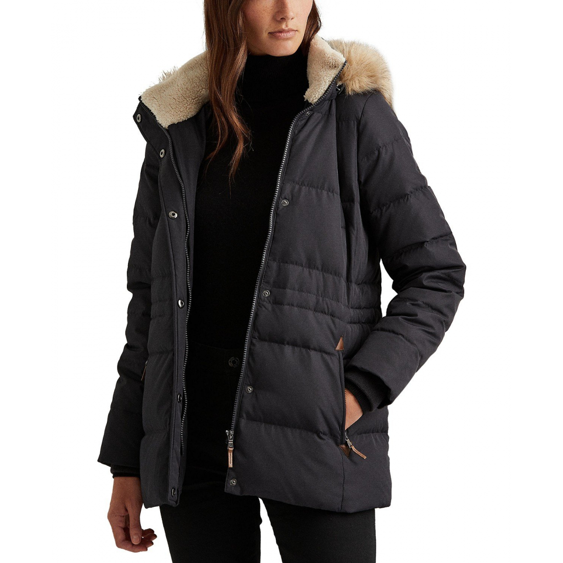 'Hooded' Puffermantel für Damen