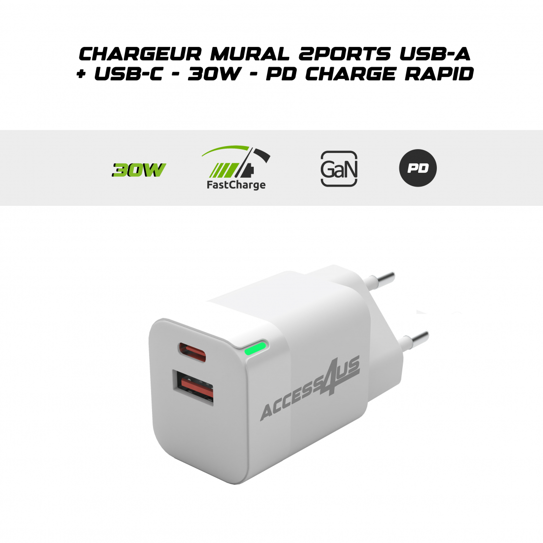 Chargeur rapide USB