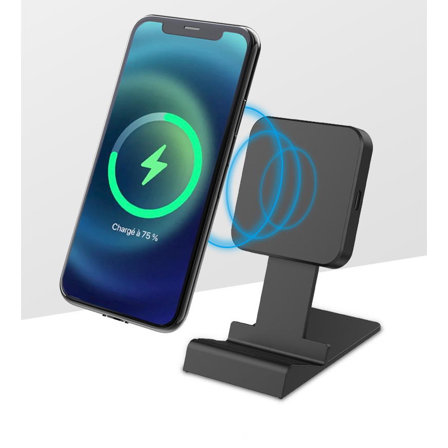 'Detachable And Flexible 2 in 1 Qi Wireless' Charging Station