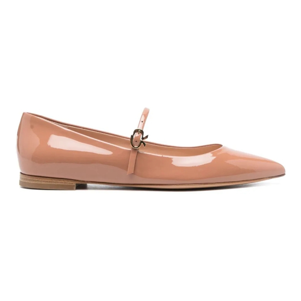 Ballerines 'Pointed Toe Buckle Strap' pour Femmes