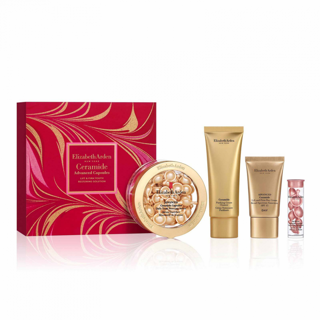 Set de soins anti-âge 'Advanced Ceramide Lift & Firm Youth Restoring Solutions' - 4 Pièces