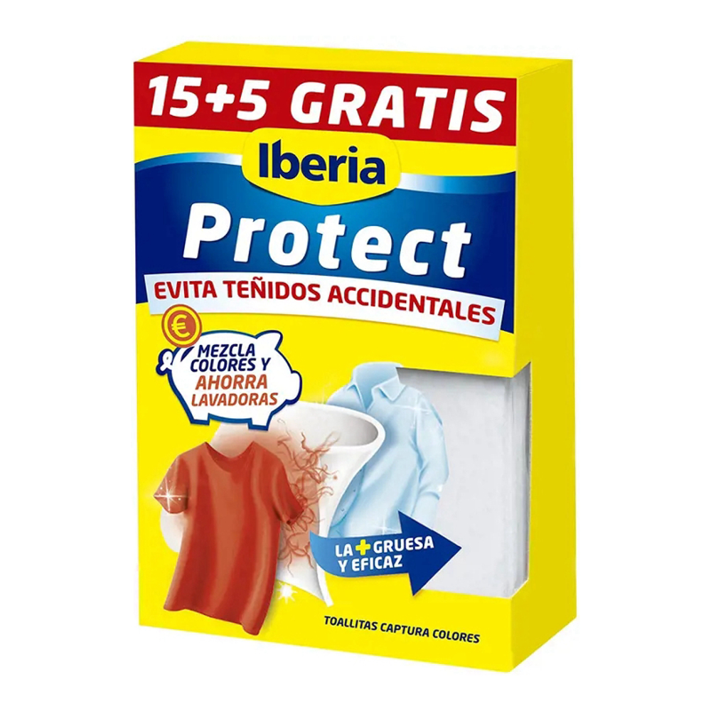 Lingettes anti-décoloration 'Protect' - 20 Pièces