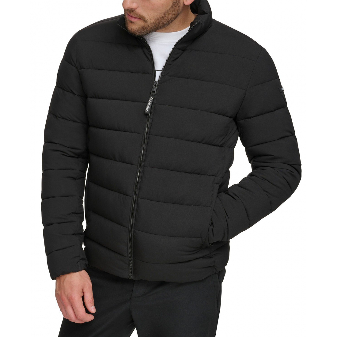Men's 'Quilted Infinite Stretch Water-Resistant' Puffer Jacket