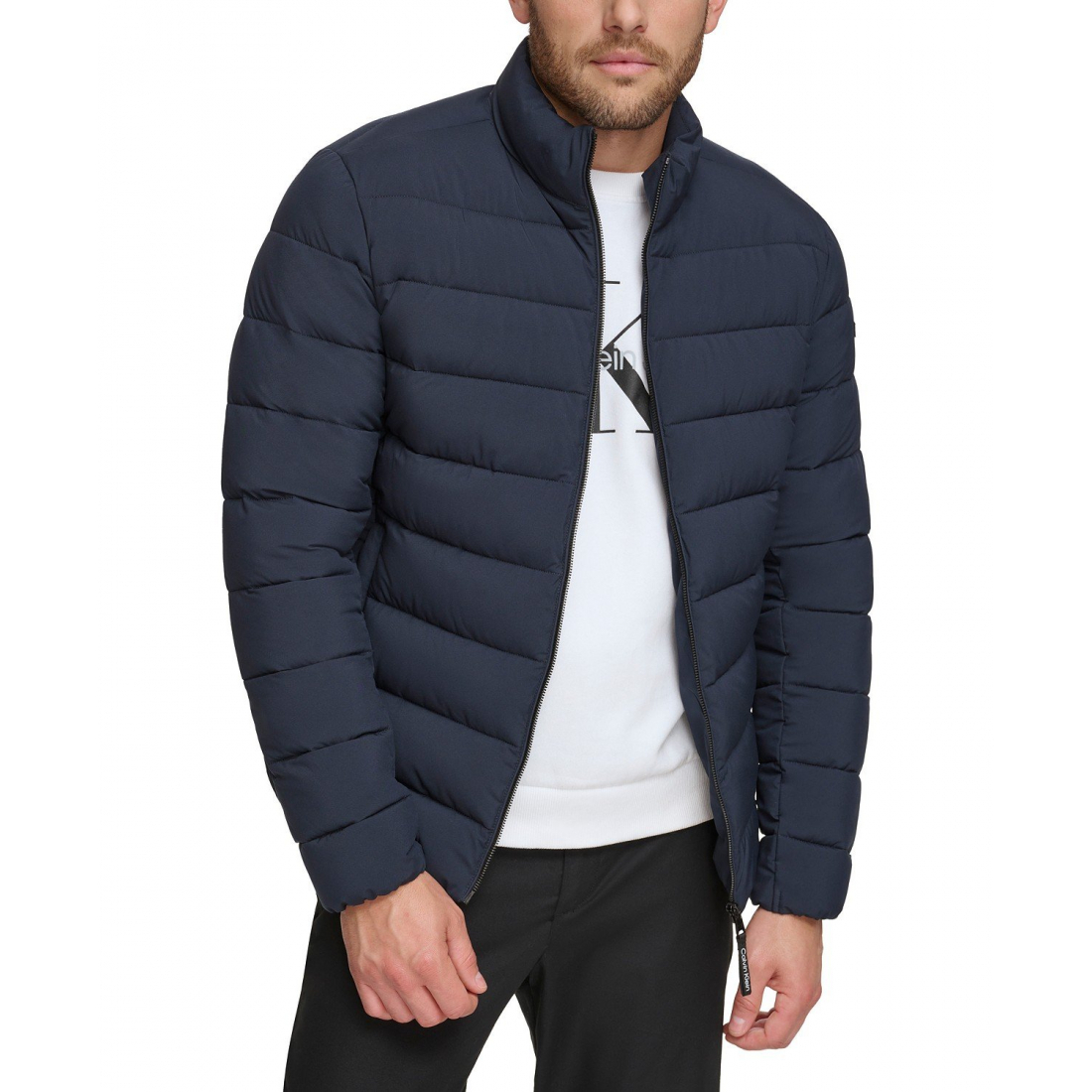 Men's 'Quilted Infinite Stretch Water-Resistant' Puffer Jacket
