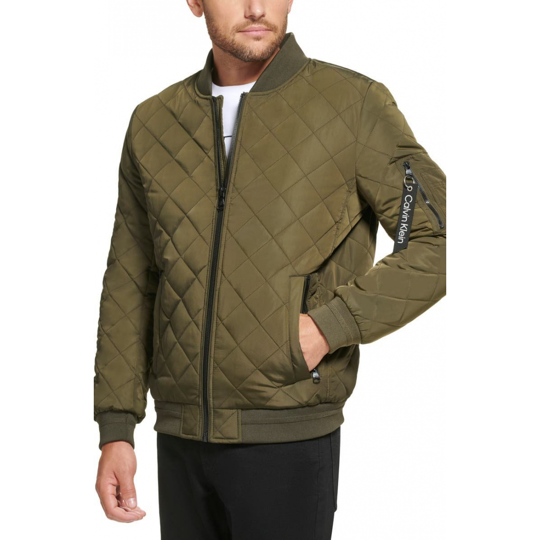 Men's 'Quilted' Bomber Jacket