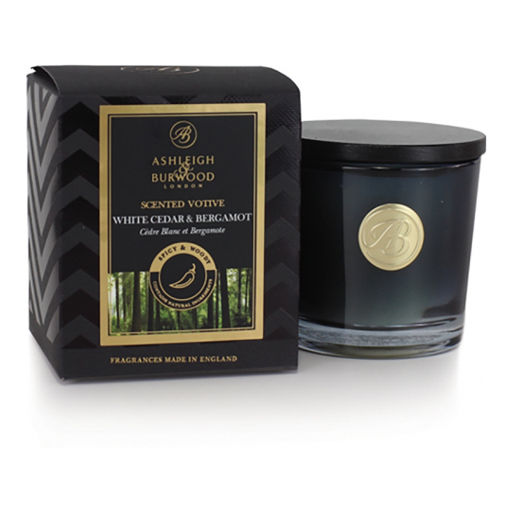 'White Cedar & Bergamot' Scented Candle - 308 g