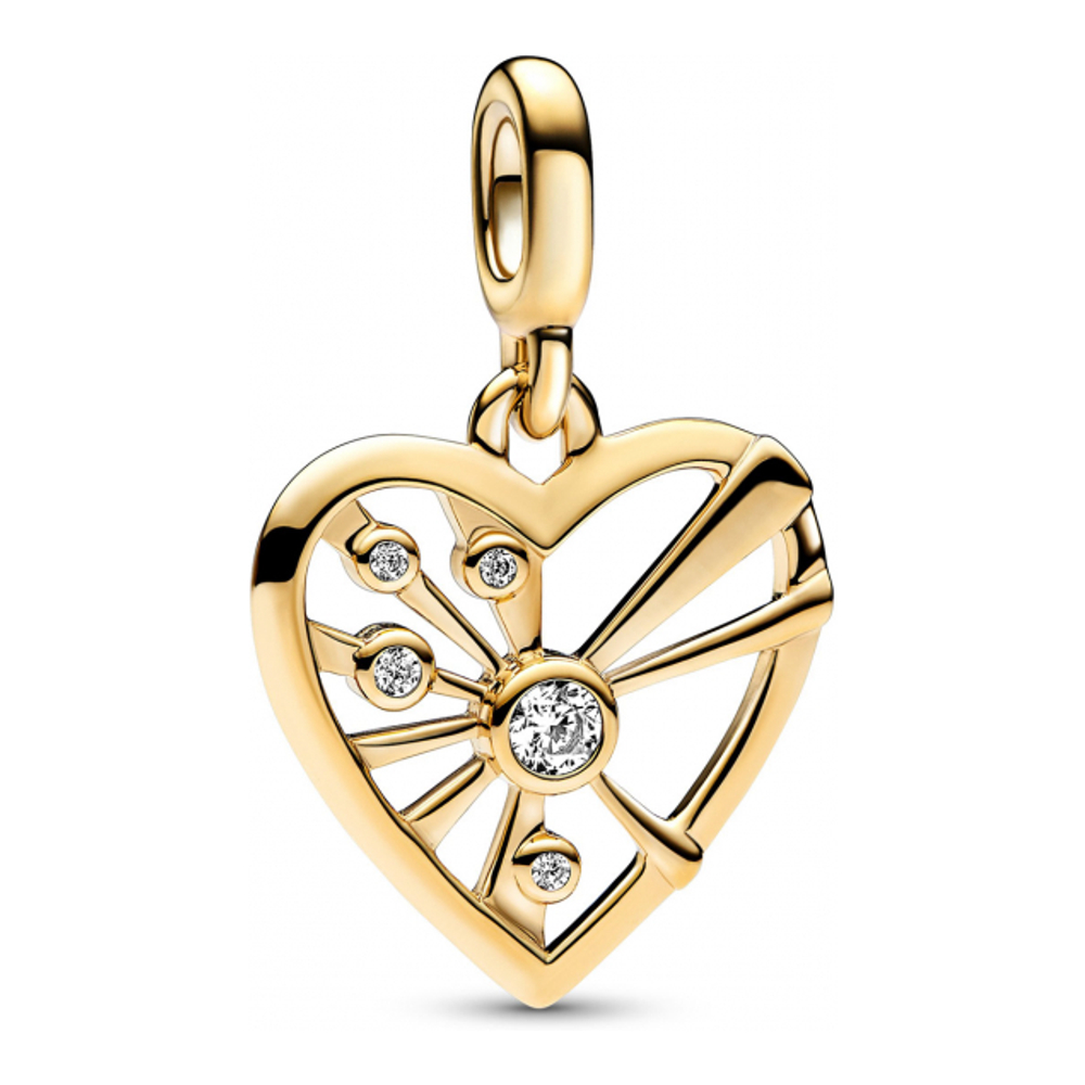 'Heart & Rays' Charm für Damen