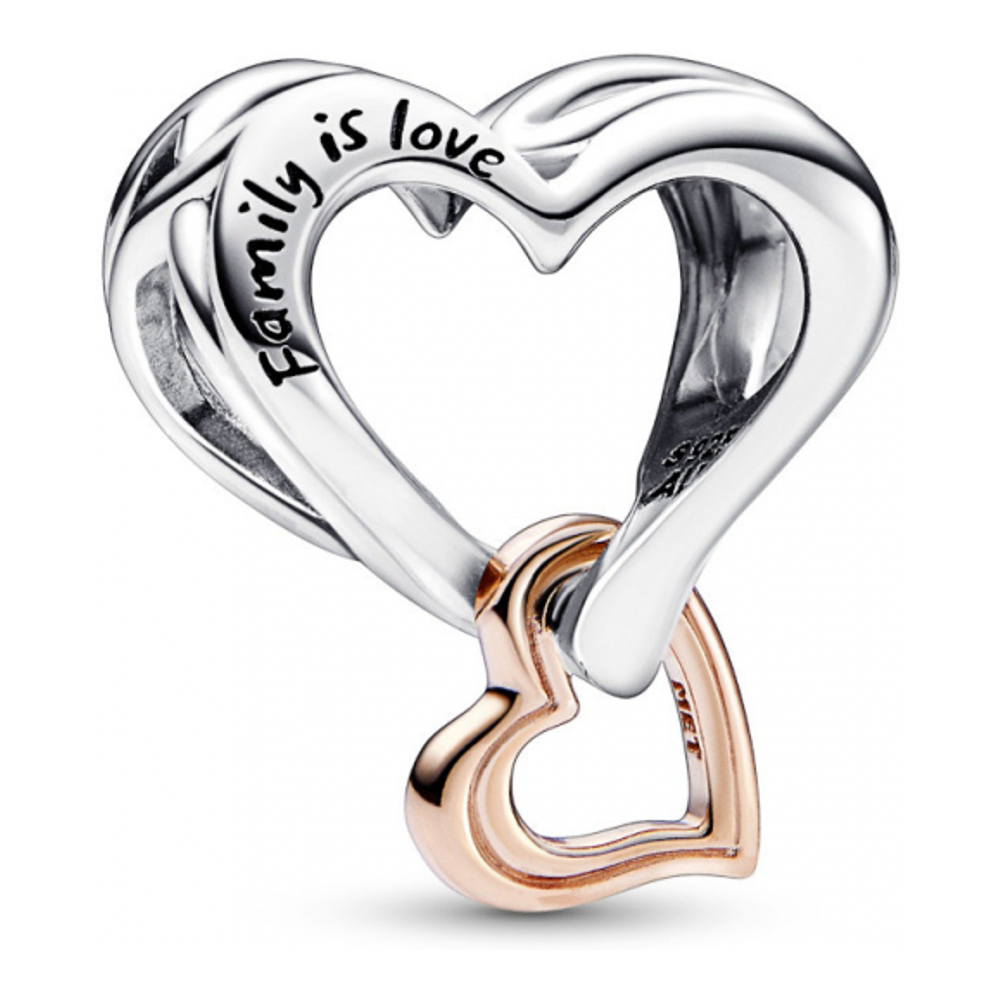 'Openwork Infinity Heart' Charm für Damen