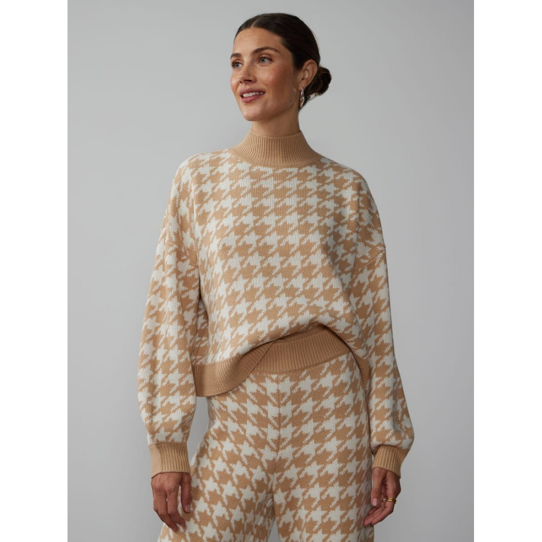 Pull 'Houndstooth' pour Femmes
