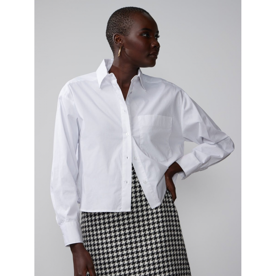 Chemise 'Boxy Button Down' pour Femmes