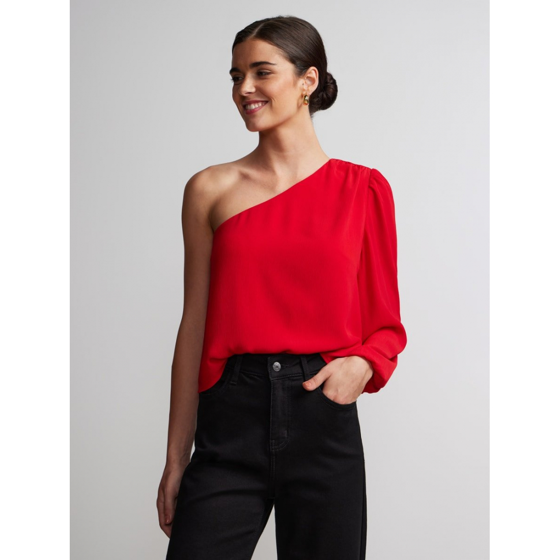 Women's 'Balloon' One Shoulder Top