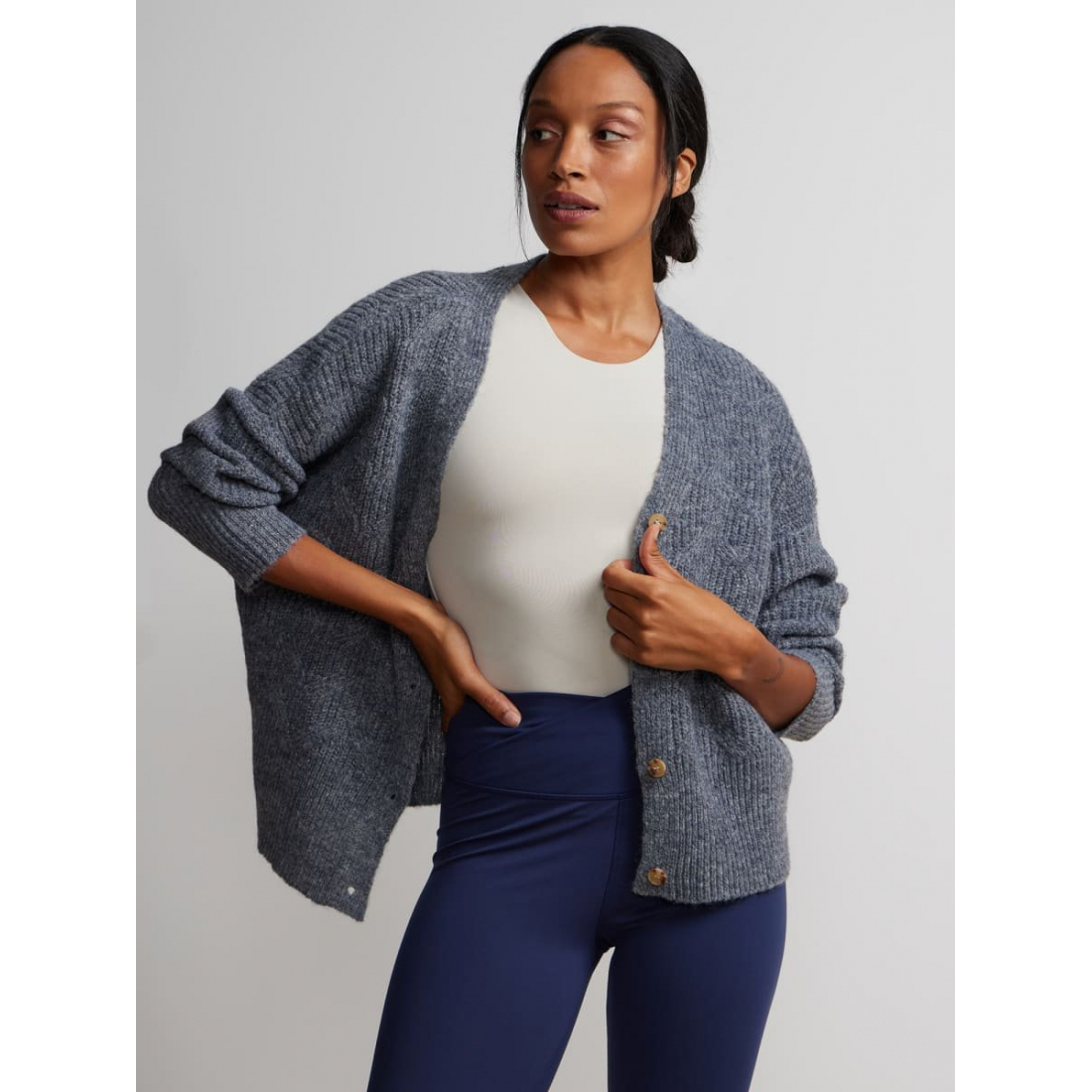 Cardigan 'Cable Stitch' pour Femmes