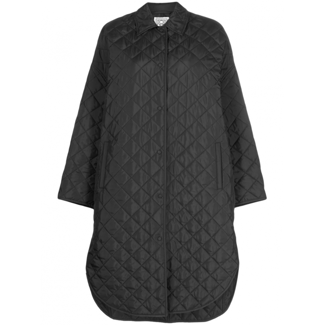 'Diamond-Quilted' Regenmantel für Damen