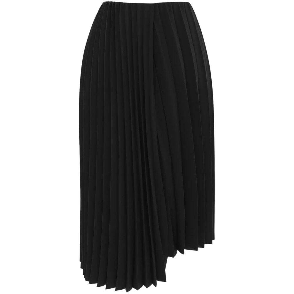 Women's 'Asymmetrical Pleated' Midi Skirt