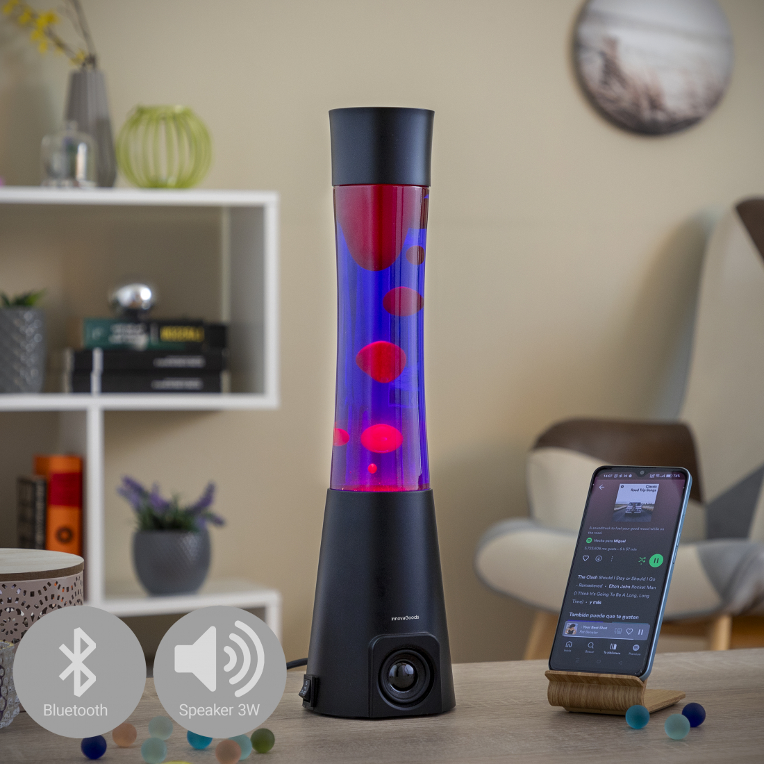 Lava Lamp with Speaker Maglamp