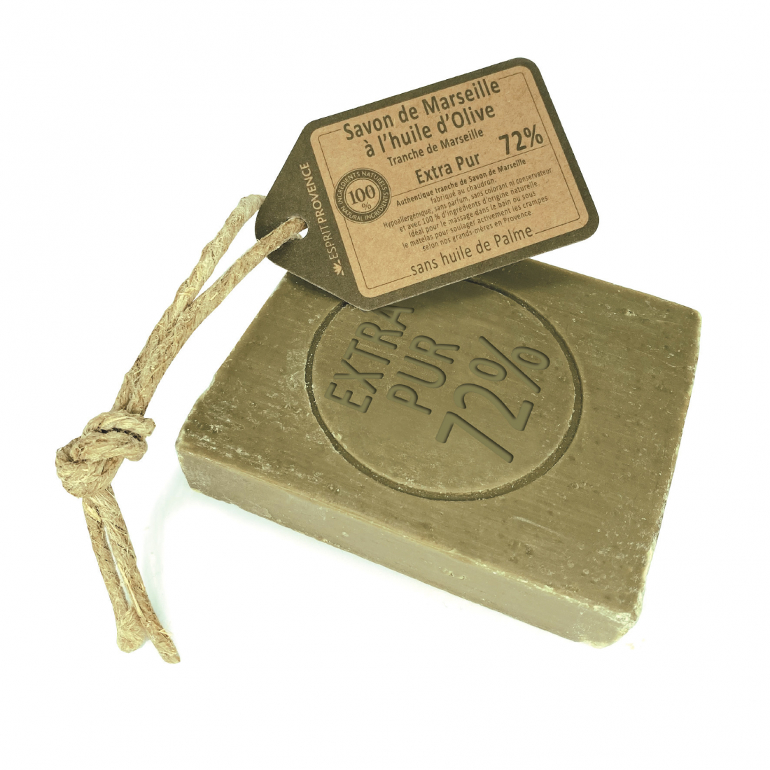 '72% Huile D'Olive' Marseille Soap - 150 g