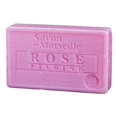 Rose Pivoine Marseille Soap 100G Cellophaine