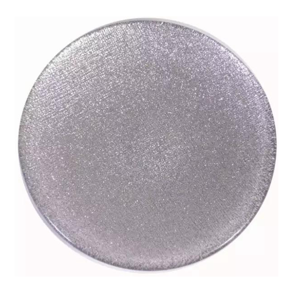 Platter 35 cm Silver Glitter