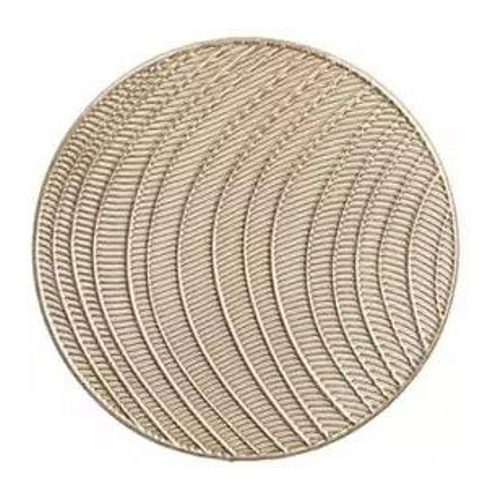 Gold Striped Coaster