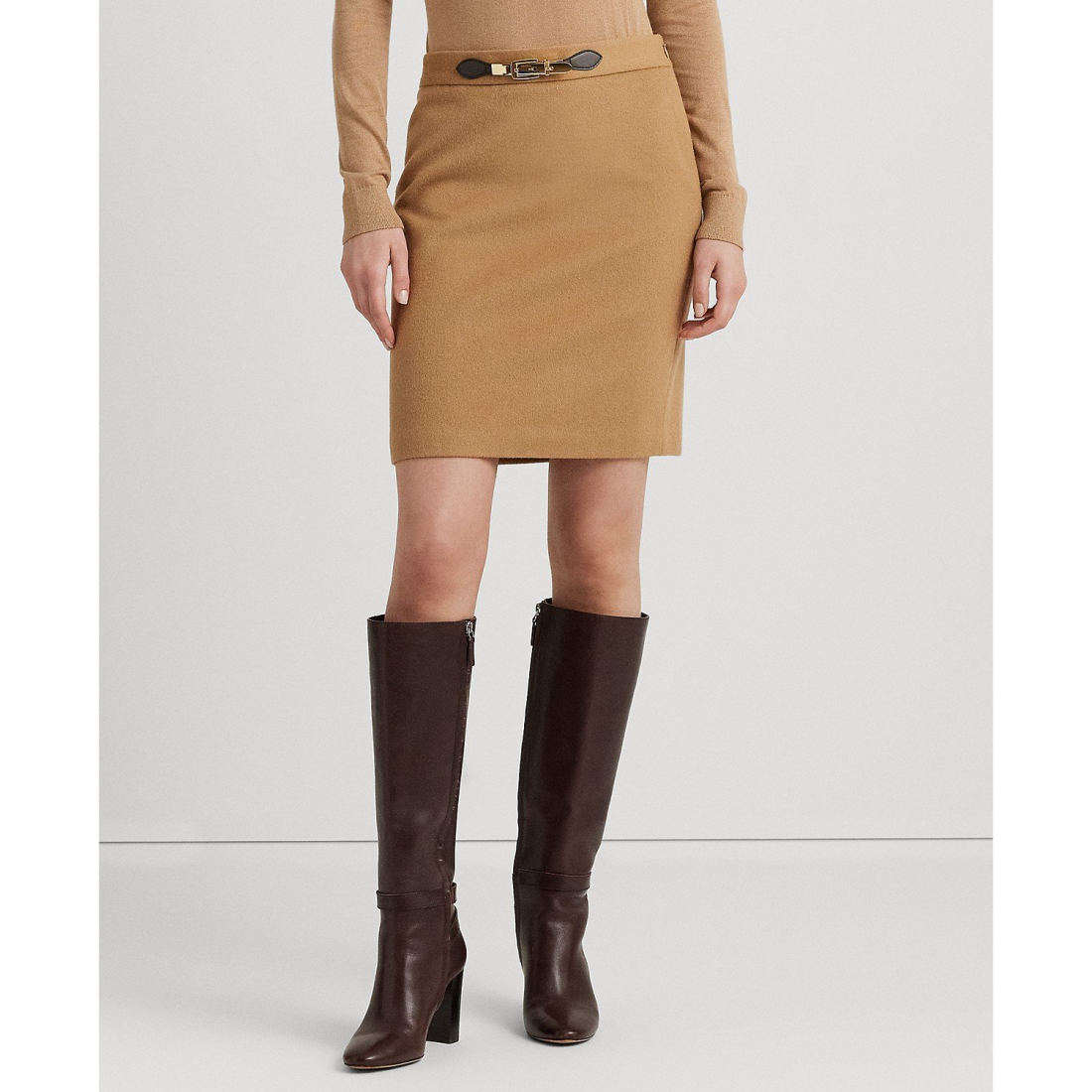 Women's 'Buckle-Trim' Pencil skirt