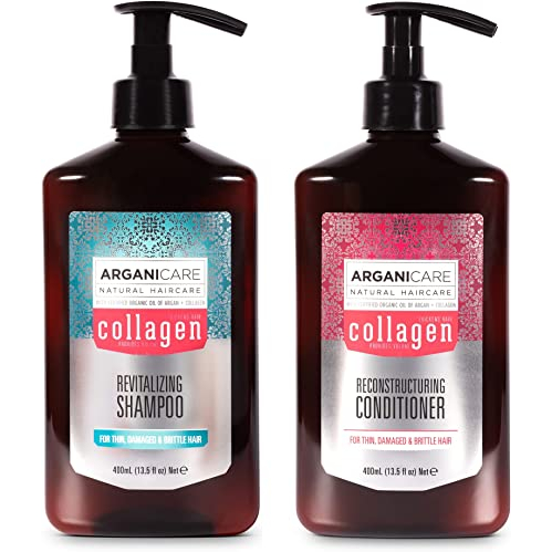 'Duo Collagène Shampooing + Après-Shampooing' - 400 ml, 2 Pièces