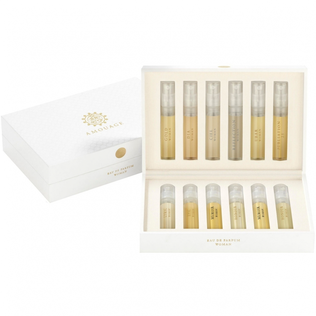 Coffret de parfum 'Amouage Woman' - 12 Pièces