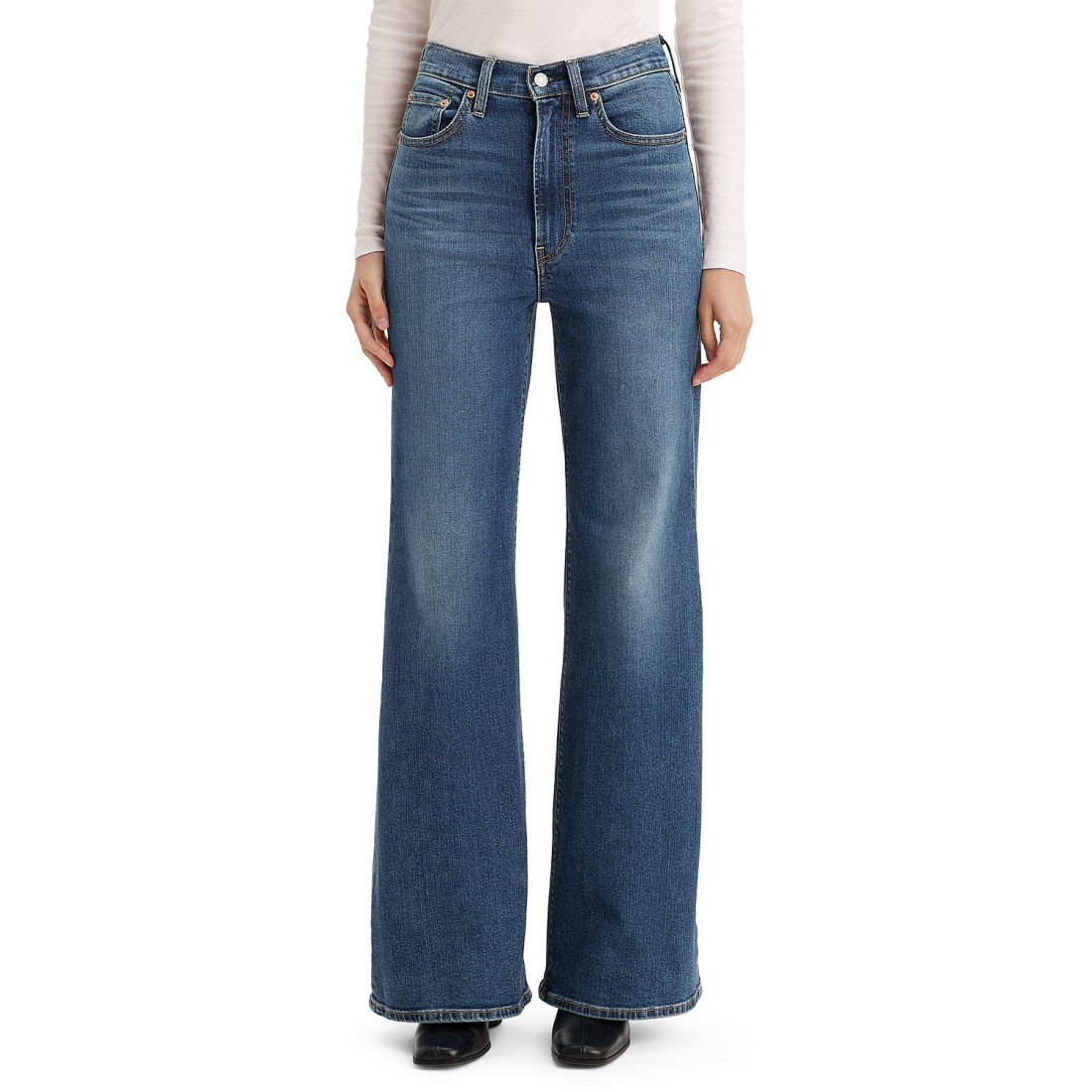 'Ribcage Bell High-Rise Flare-Leg' Jeans für Damen