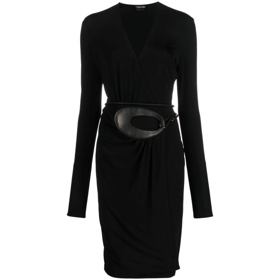 Women's 'Belted-Waist' Long-Sleeved Dress