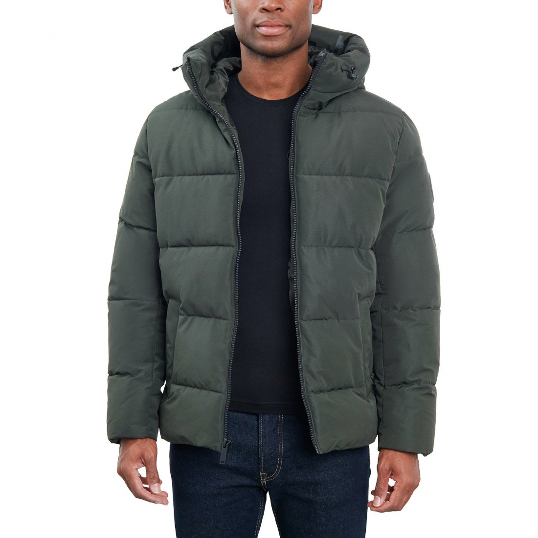 Men's 'Quilted Hooded' Puffer Jacket