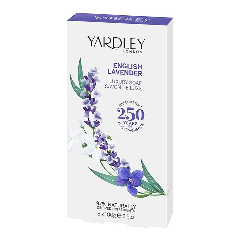 'English Lavender' Soap Set - 100 g, 3 Pieces