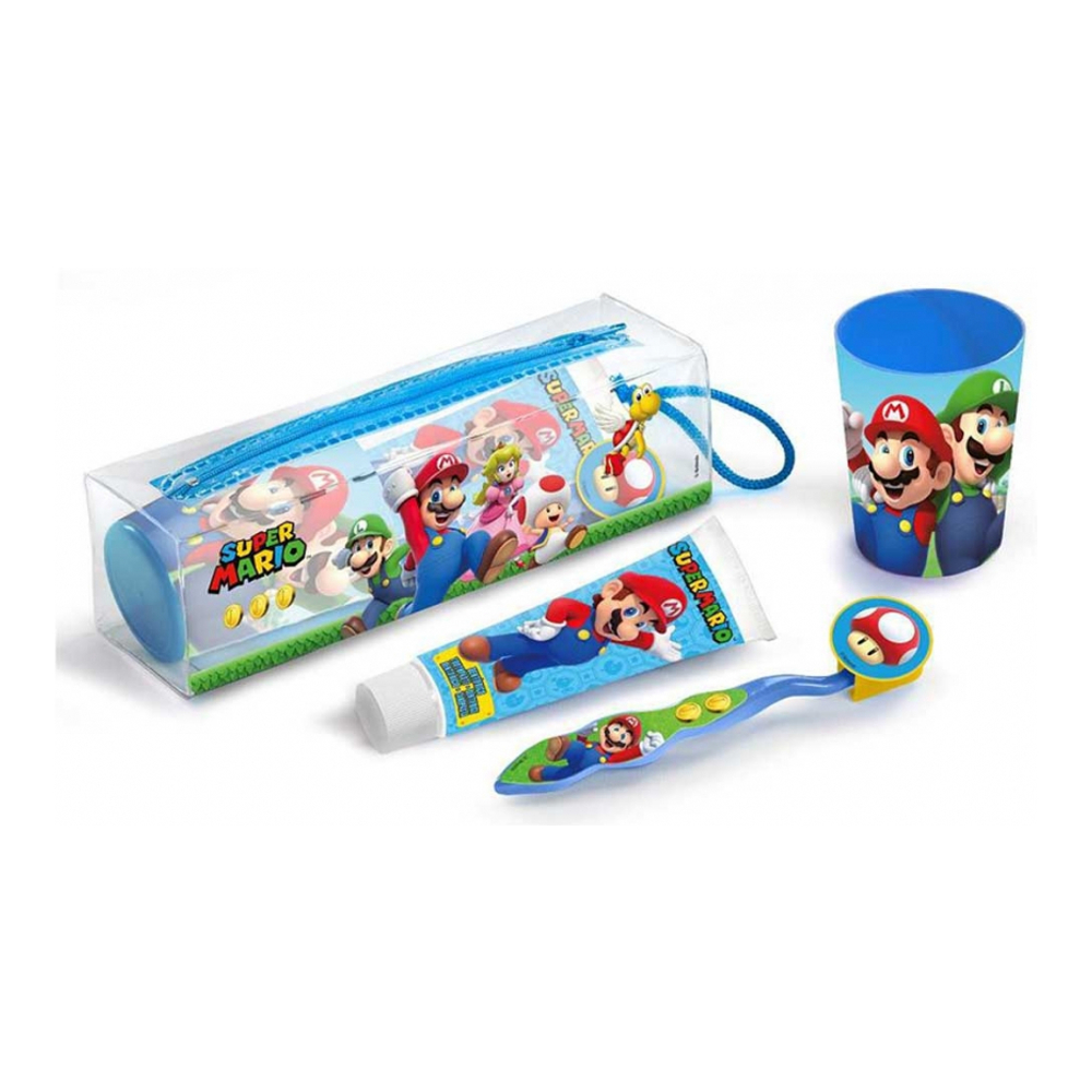 'Super Mario' Dental Care Set - 4 Pieces