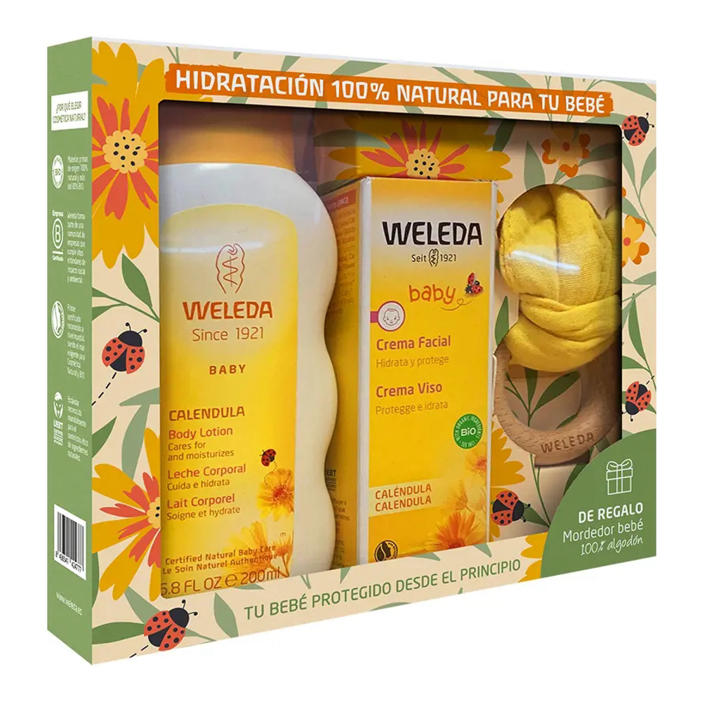 'Summer Calendula Hydration' Baby Care Set - 3 Pieces