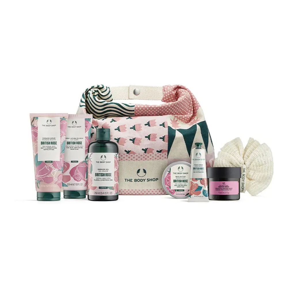 'Ultimate British Rose' Body Care Set - 8 Pieces