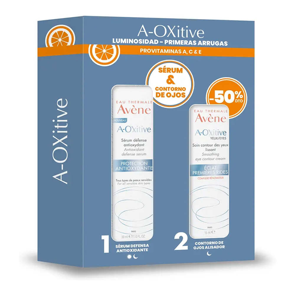 'A-Oxitive Premières Rides Serum & Contour Yeux ' - 2 Pièces