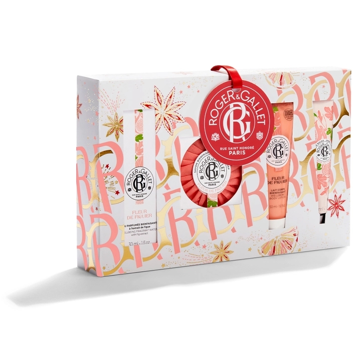 'Fleur De Figuier Soothing Scented Water Xmas' Ensemble de soins du corps - 4 Pièces