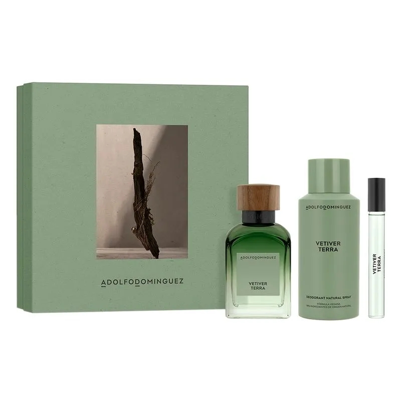 'Vetiver Terra' Coffret de parfum - 3 Pièces