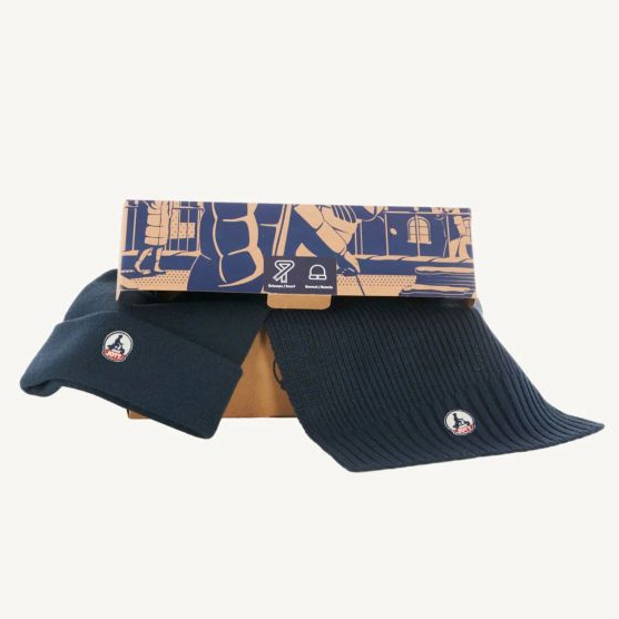 Men's 'Snow' Beanie & Scarf Set