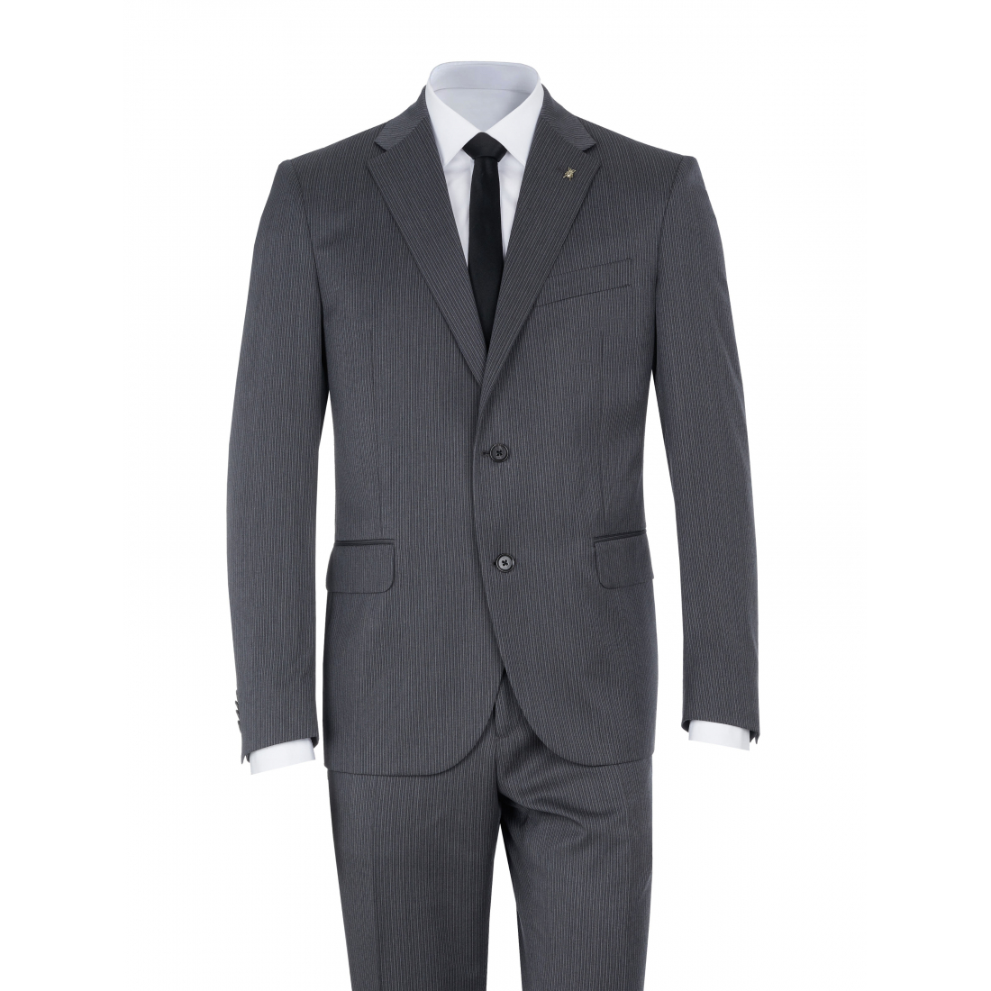 Men's 'Notch Lapel Right Pinstriped' Suit