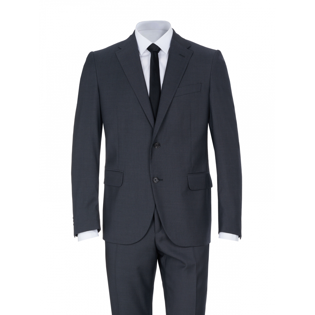 Men's '2 Button Right Jacquard With Flap Pockets' Suit