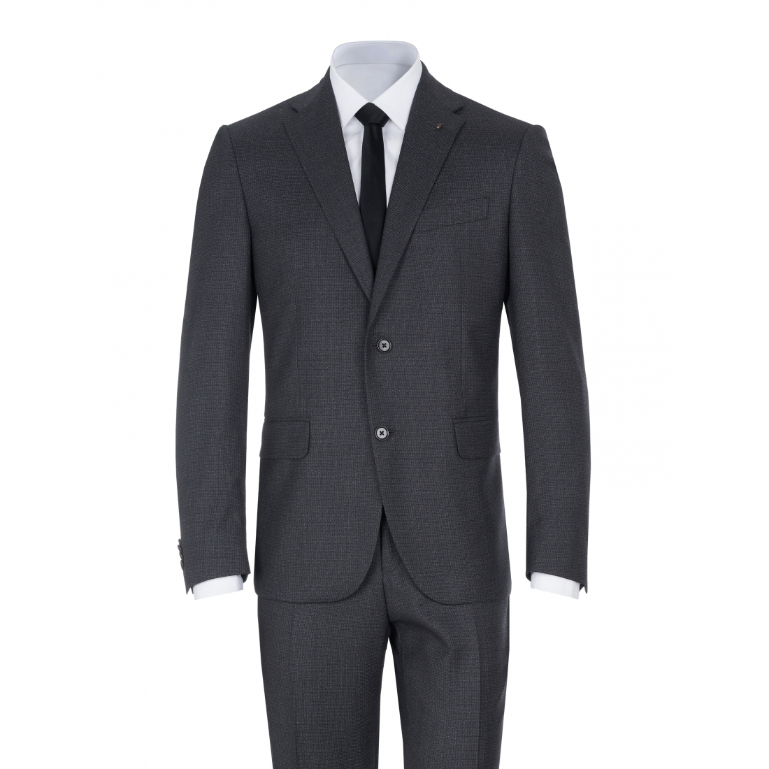 Men's 'Drop 7R Side Vents Hopsack 2-Button' Suit