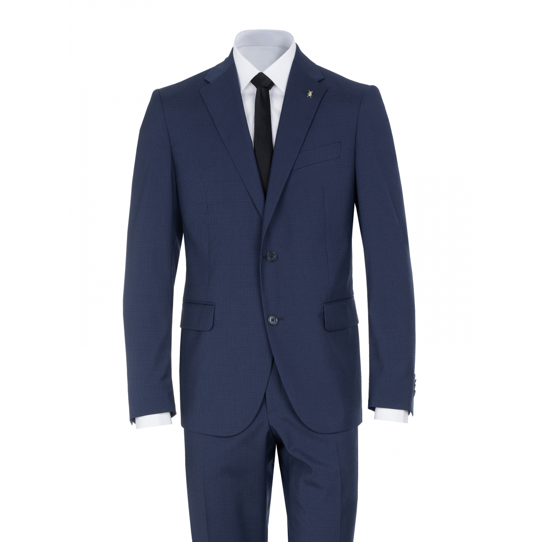 Men's '2 Button Right With Pin Check Motif' Suit