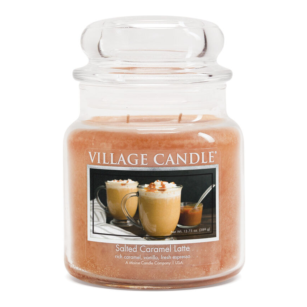 'Salted Caramel Latte' Scented Candle - 454 g