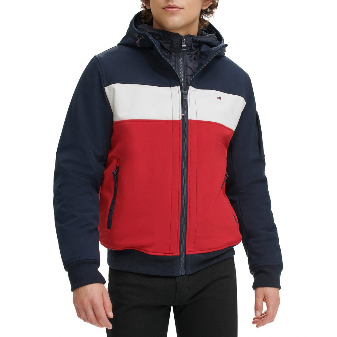 Hoodie Bomber Combo Jacket für Herren