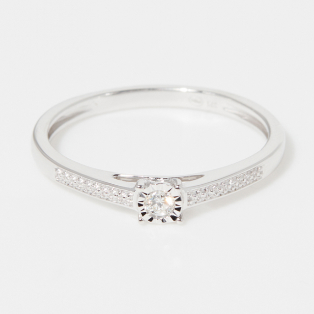 'Solitaire Antique' Ring für Damen