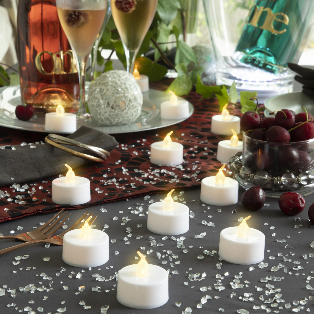 Set Of Led Tealight Candles Romandle 12 Units