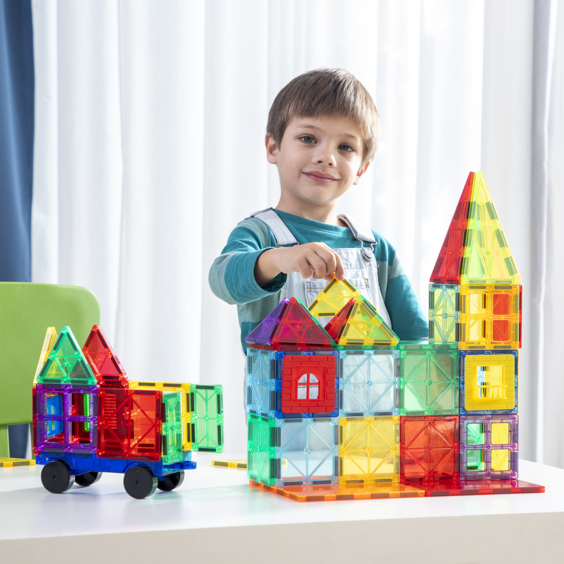 3D Magnetic Building Blocks Magoks 57 Pieces