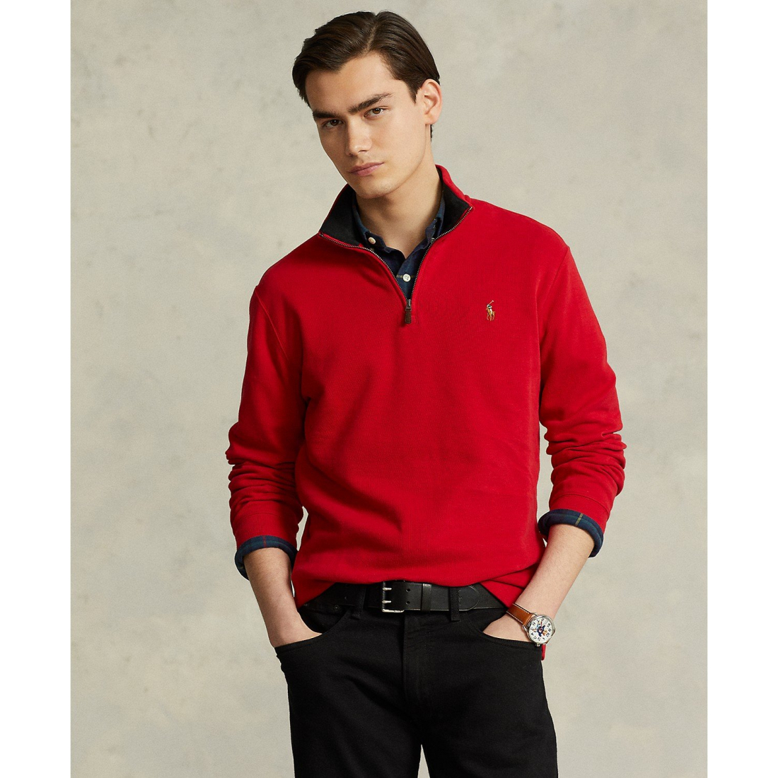 Men's 'Estate-Rib Quarter-Zip' Sweater