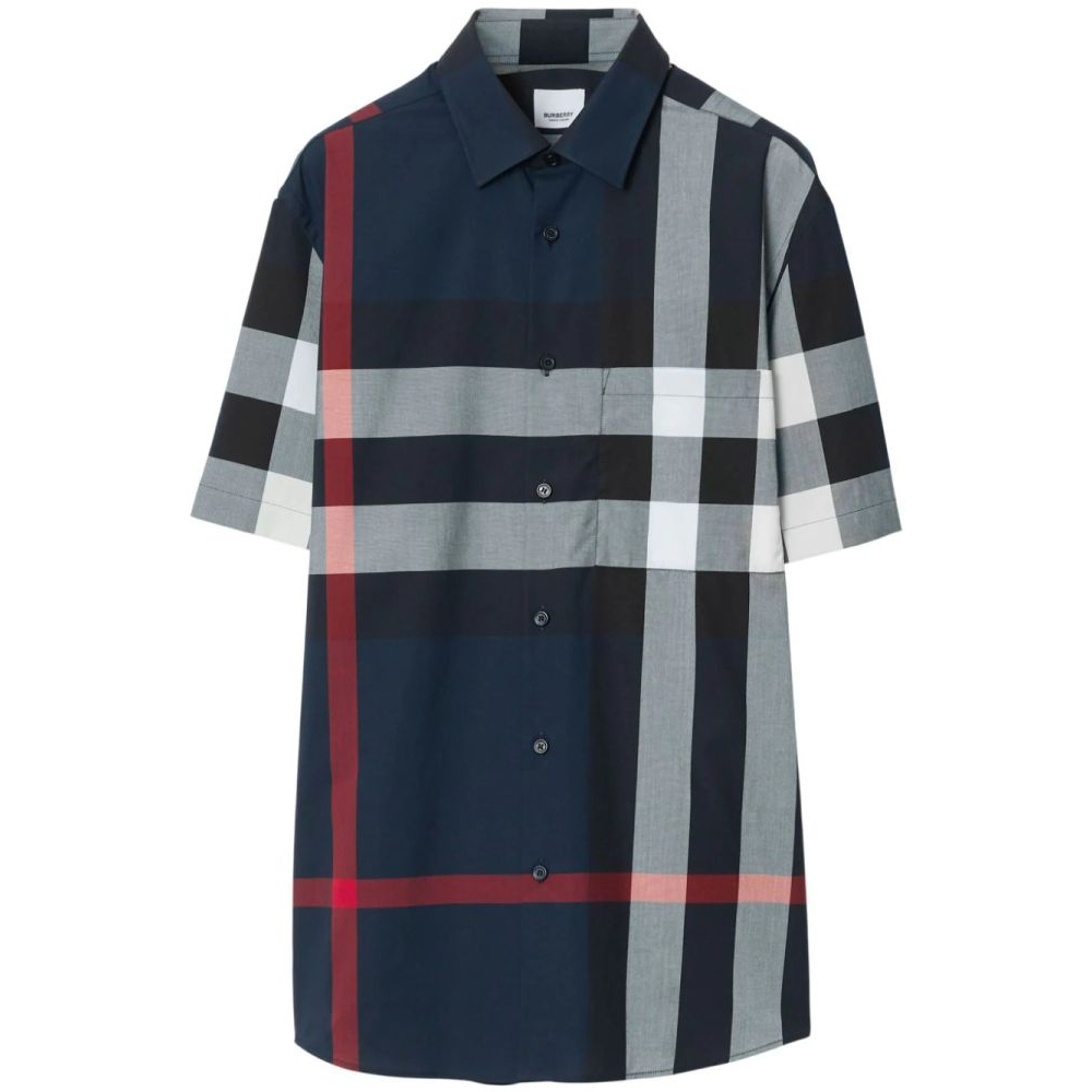 Men's 'Check-Pattern' Short sleeve shirt