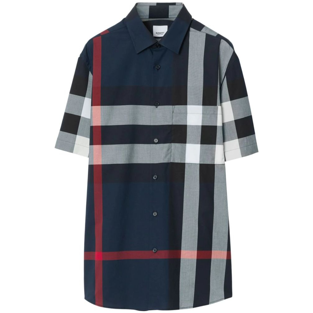 Chemise à manches courtes 'Check-Pattern' pour Hommes